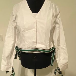 Female white shirt size medium new with tags